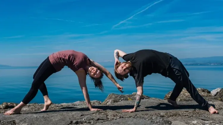 Archive image associated with “Yin Yang Yoga”, featuring Ludmila Victoria & Karim Khouw Zegwaart